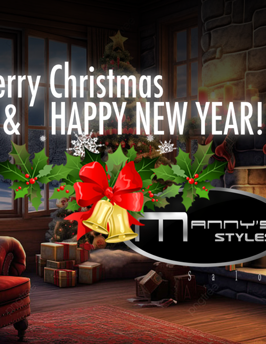 Manny style salon-Merry Christmas and Happy NewYear-Reno, NV